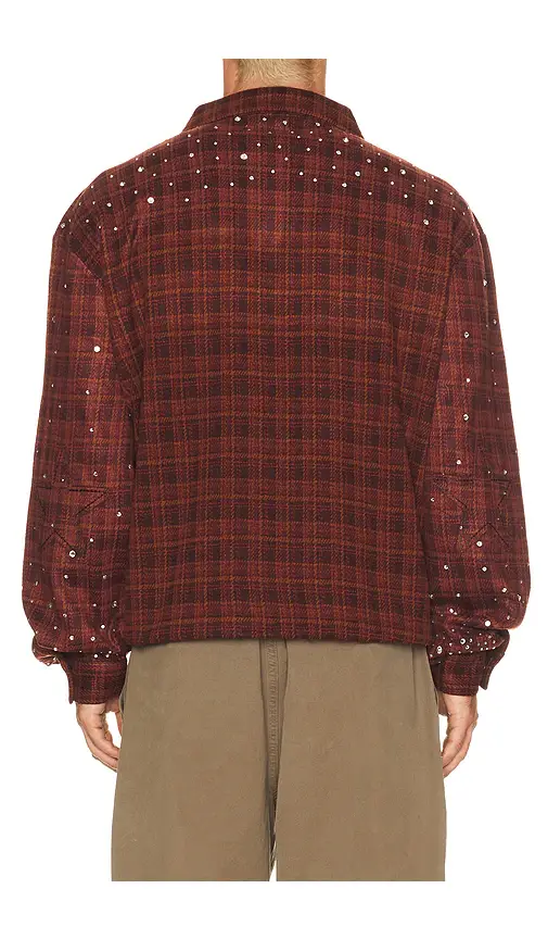 Ryoko Rain Pullover Rhienstone Flannel | Thumbnail 2