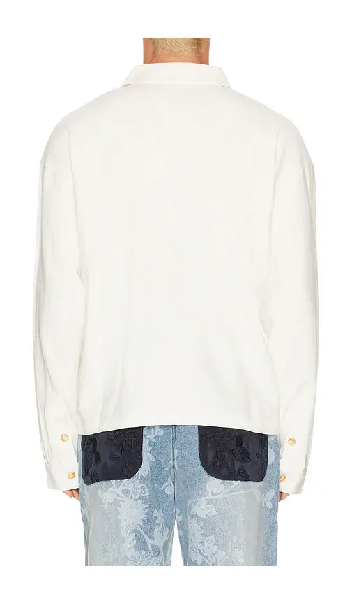 Ryoko Rain Blurred Butterfly Button Up Shirt | Thumbnail 2 Ryoko Rain Blurred Butterfly Button Up Shirt | Thumbnail 2