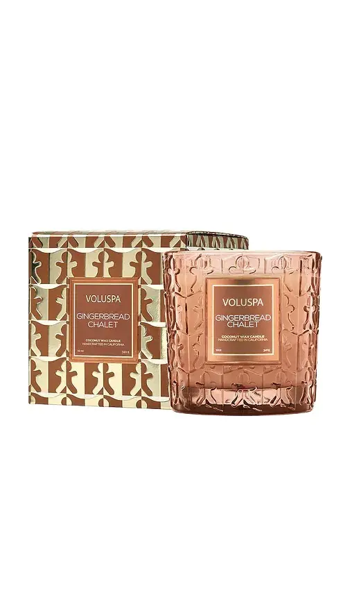 Voluspa Gingerbread Chalet 12oz Classic Candle