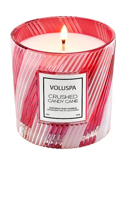 Voluspa Crushed Candy Cane 12oz Classic Candle | Thumbnail 2 Voluspa Crushed Candy Cane 12oz Classic Candle | Thumbnail 2