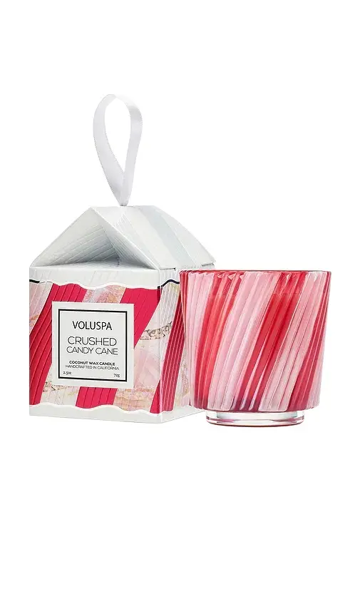 Crushed Candy Cane 2.5oz Boxed Pedestal Ornament Crushed Candy Cane 2.5oz Boxed Pedestal Ornament