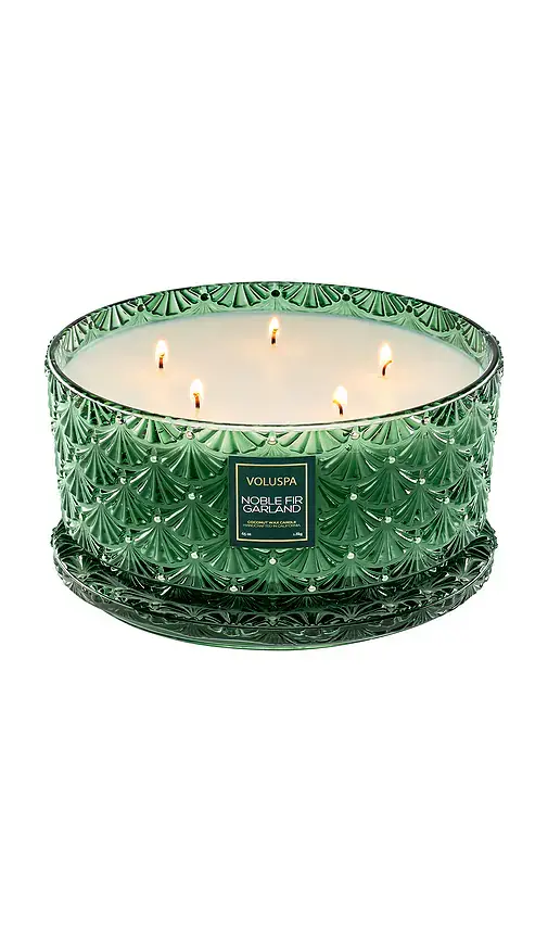 Voluspa Noble Fir Garland Centerpiece Candle | Thumbnail 2