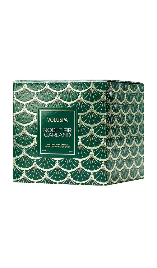 Voluspa Noble Fir Garland 12oz Classic Candle | Thumbnail 2