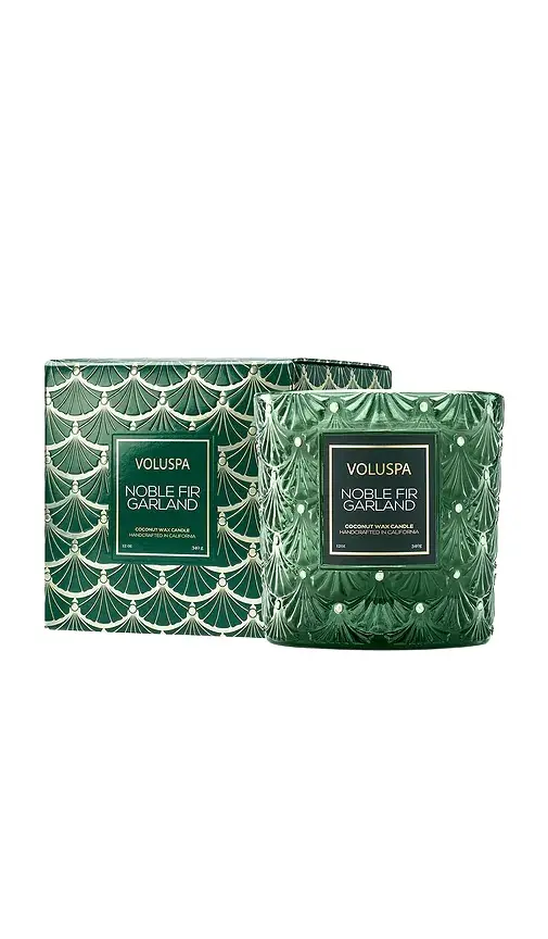 Noble Fir Garland 12oz Classic Candle Noble Fir Garland 12oz Classic Candle