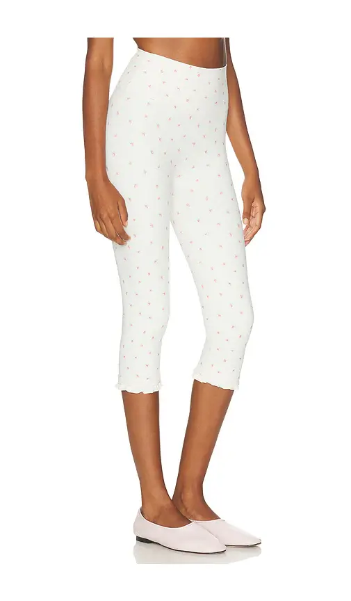 Astoria Ruffle High Rise Capri Legging | Thumbnail 2