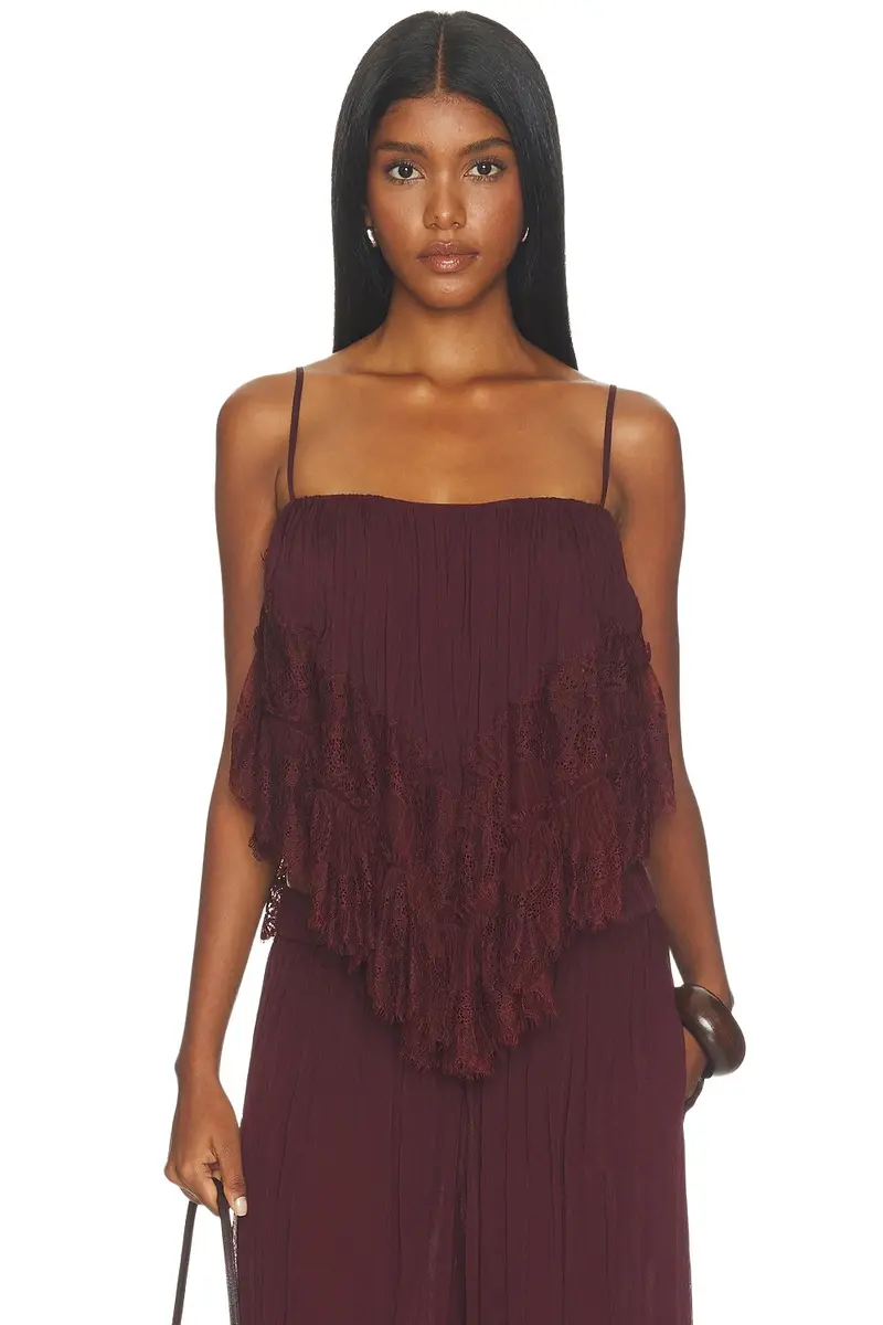 Lace Frill Top