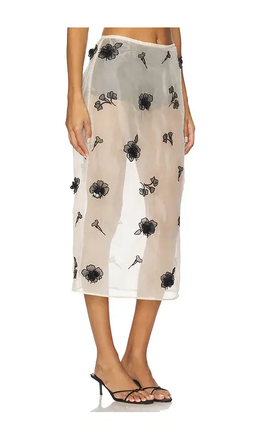 L'Academie Minah Midi Skirt | Thumbnail 2 L'Academie Minah Midi Skirt | Thumbnail 2