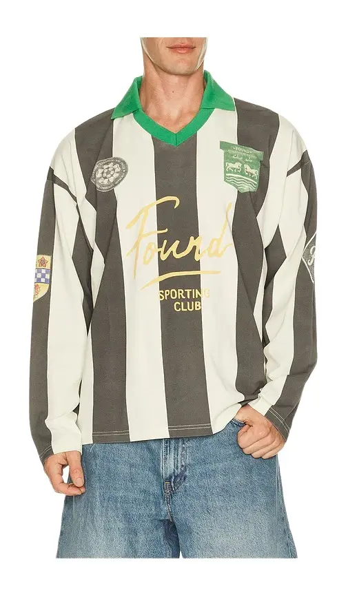 Found Striped Sport Long Sleeve Jersey