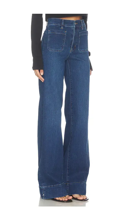 Frame Le Slice Slim Palazzo Long Jeans | Thumbnail 2 Frame Le Slice Slim Palazzo Long Jeans | Thumbnail 2