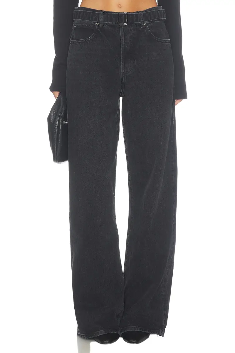 Frame The Belted Loose Jeans