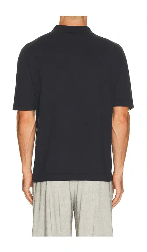 Lisa Yang Keir Sweater Short Sleeve Polo | Thumbnail 2 Lisa Yang Keir Sweater Short Sleeve Polo | Thumbnail 2