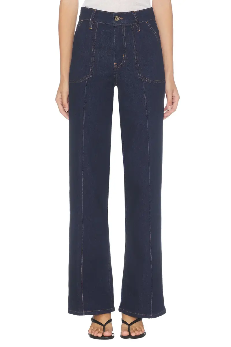 Frame Le Slim Palazzo Pintuck Pocket