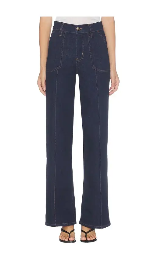 Le Slim Palazzo Pintuck Pocket