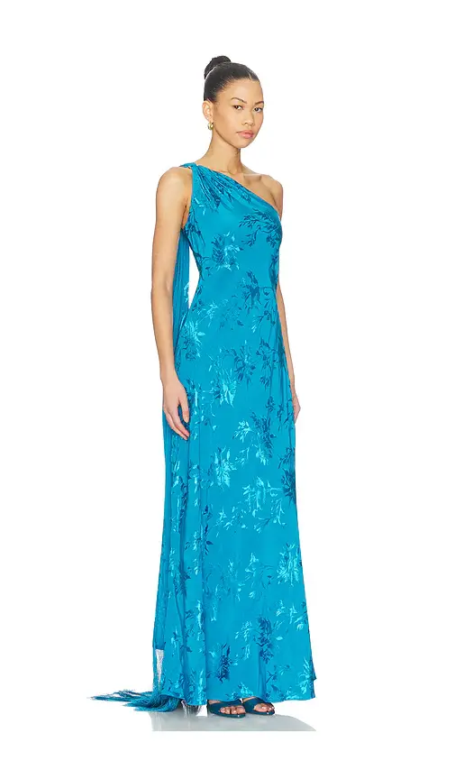 Hemant & Nandita One Shoulder Sash Maxi Dress | Thumbnail 2 Hemant & Nandita One Shoulder Sash Maxi Dress | Thumbnail 2
