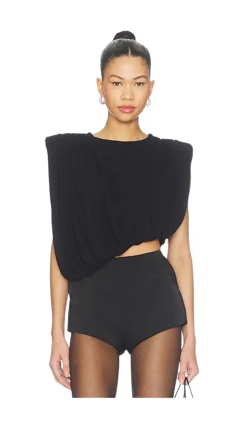 Misha Liria Jersey Draped Top