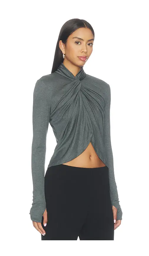 Misha Tencil Longsleeve Twist Top | Thumbnail 2 Misha Tencil Longsleeve Twist Top | Thumbnail 2