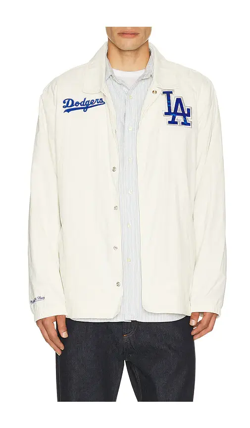 Mitchell & Ness MLB Los Angeles Dodgers Retro Roots Coaches Jacket | Thumbnail 2 Mitchell & Ness MLB Los Angeles Dodgers Retro Roots Coaches Jacket | Thumbnail 2