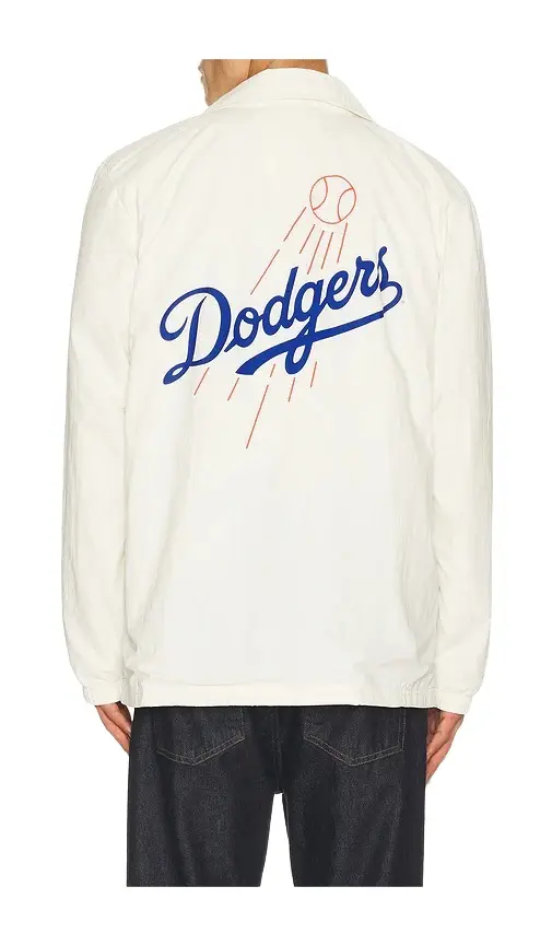 Mitchell & Ness MLB Los Angeles Dodgers Retro Roots Coaches Jacket
