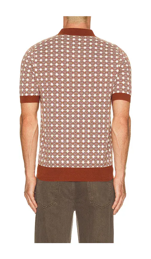 Fred Perry Floral Jacquard Polo | Thumbnail 2 Fred Perry Floral Jacquard Polo | Thumbnail 2