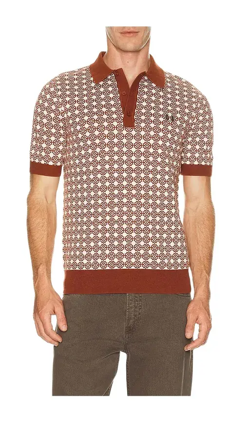 Fred Perry Floral Jacquard Polo
