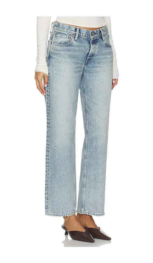 Moussy Vintage Albany Low Straight Leg Jeans | Thumbnail 2 Moussy Vintage Albany Low Straight Leg Jeans | Thumbnail 2