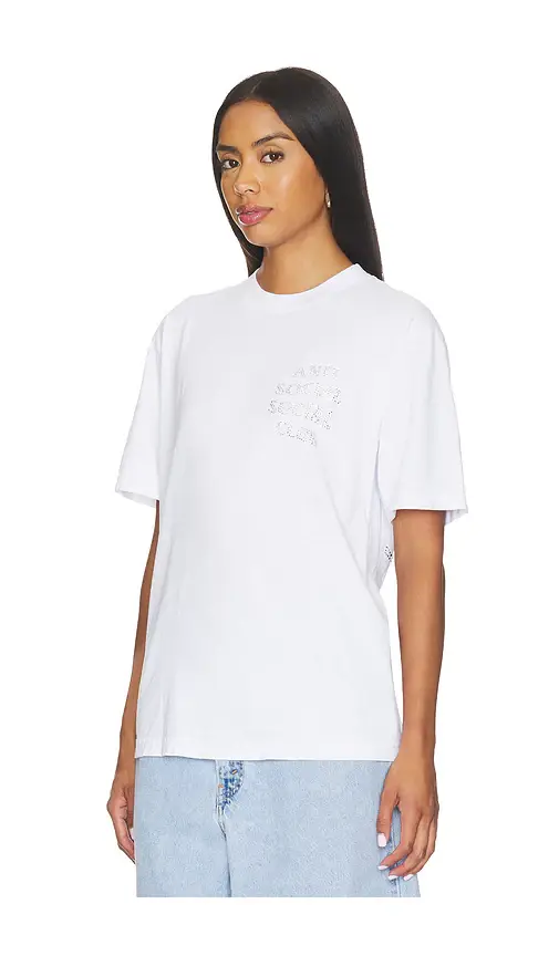 Anti Social Social Club Rhinestone Tee | Thumbnail 2