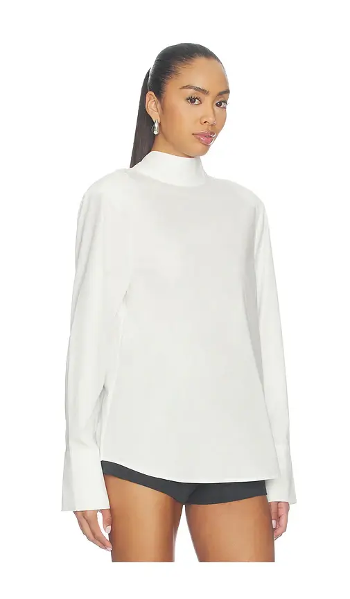 Courtney Zheng Tie Back Poplin Shirt | Thumbnail 2 Courtney Zheng Tie Back Poplin Shirt | Thumbnail 2