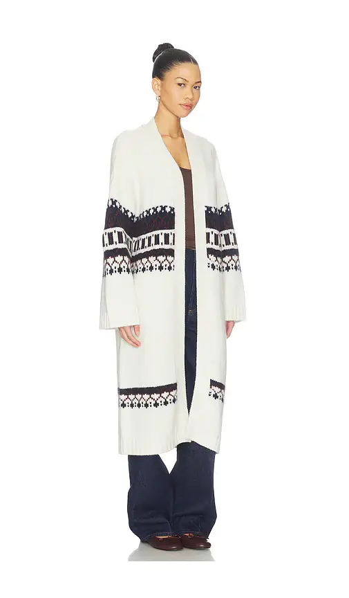 Sablyn Cedar Fairisle Duster | Thumbnail 2
