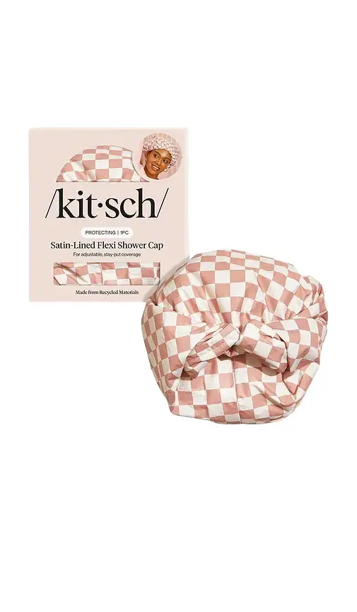 Satin-Lined Flexi Shower Cap Satin-Lined Flexi Shower Cap