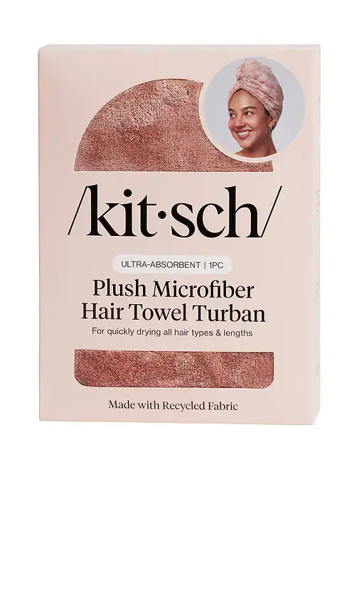 Kitsch Plush Microfiber Hair Towel Turban | Thumbnail 2