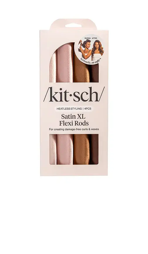 Kitsch Satin XL Flexi Rods 4pc Set | Thumbnail 2