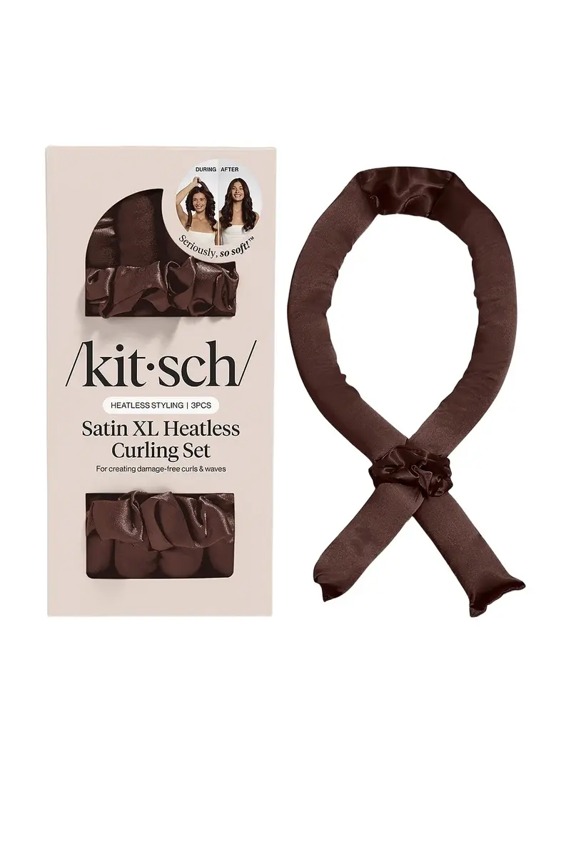Kitsch XL Satin Heatless Curling Set