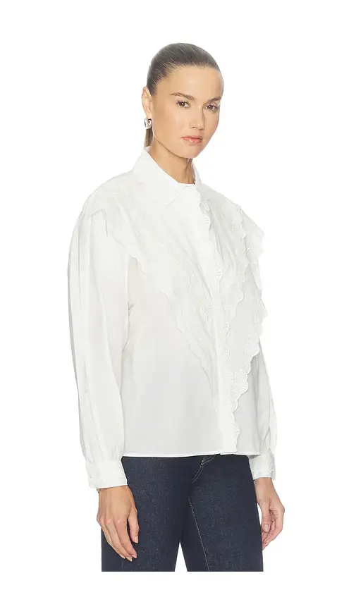Frame The Poplin Equestrian Shirt | Thumbnail 2 Frame The Poplin Equestrian Shirt | Thumbnail 2