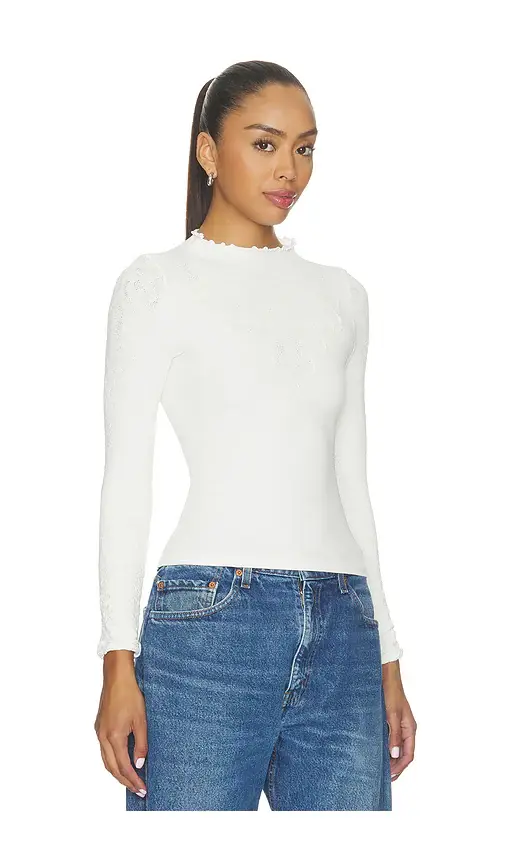Free People Mixed Feelings Mock Neck Tee | Thumbnail 2