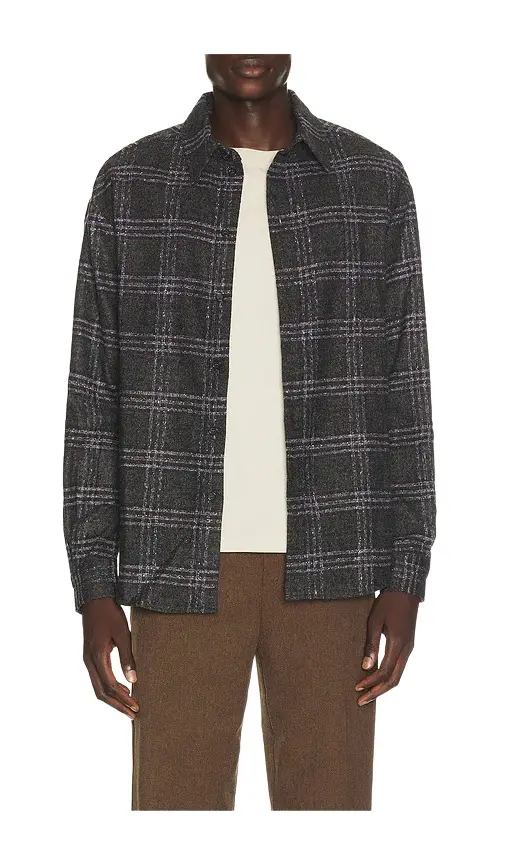 Eco Long Plaid Shirt
