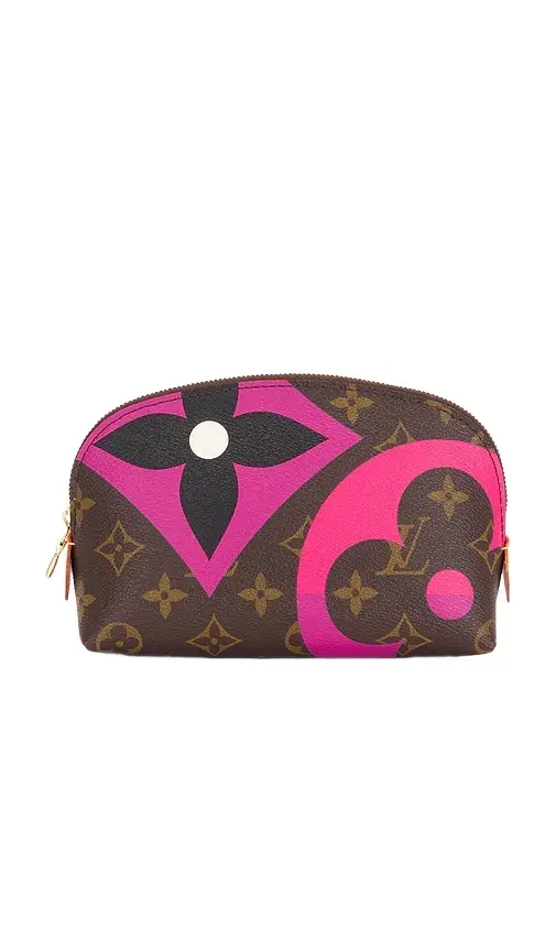 Monogram Game On Cosmetic Pouch Monogram Game On Cosmetic Pouch
