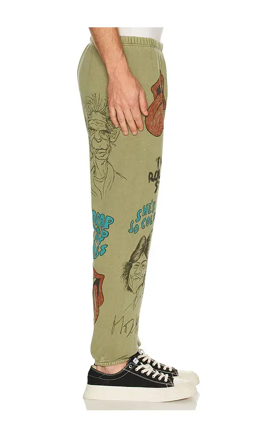 Madeworn Rolling Stones Sketch P.E. Sweatpants | Thumbnail 2