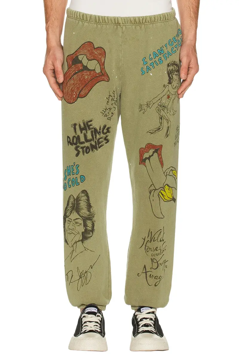 Rolling Stones Sketch P.E. Sweatpants Rolling Stones Sketch P.E. Sweatpants