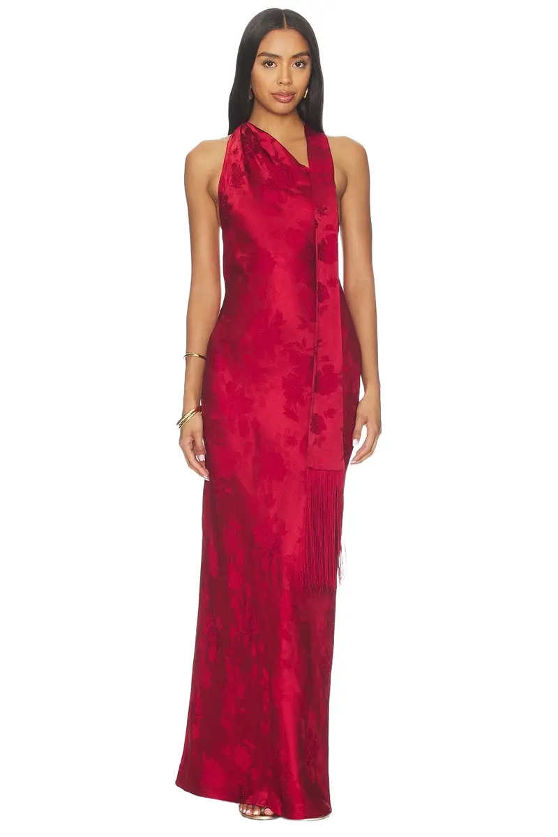 Sonya Maxi Dress With Fringe Sonya Maxi Dress With Fringe