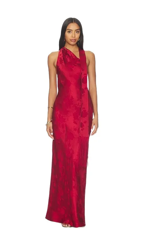 Sonya Maxi Dress With Fringe Sonya Maxi Dress With Fringe