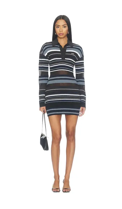 Ksubi x REVOLVE Tamrin Knitted Long Sleeve Polo Dress