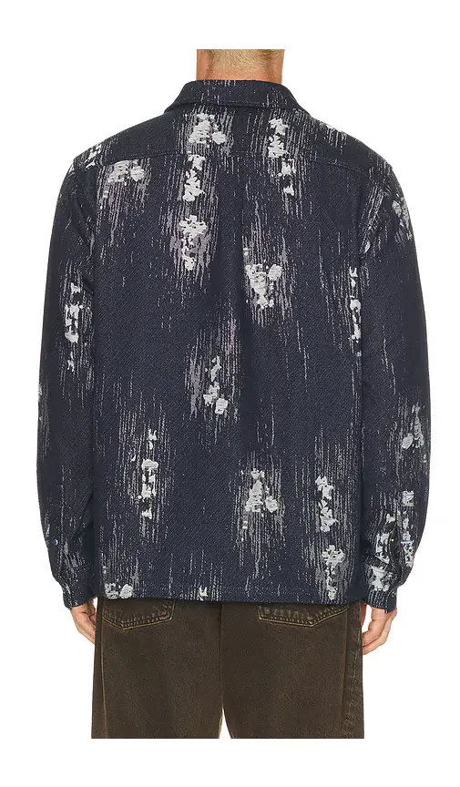 Scotch & Soda Jacquard Relaxed Fit Overshirt | Thumbnail 2 Scotch & Soda Jacquard Relaxed Fit Overshirt | Thumbnail 2