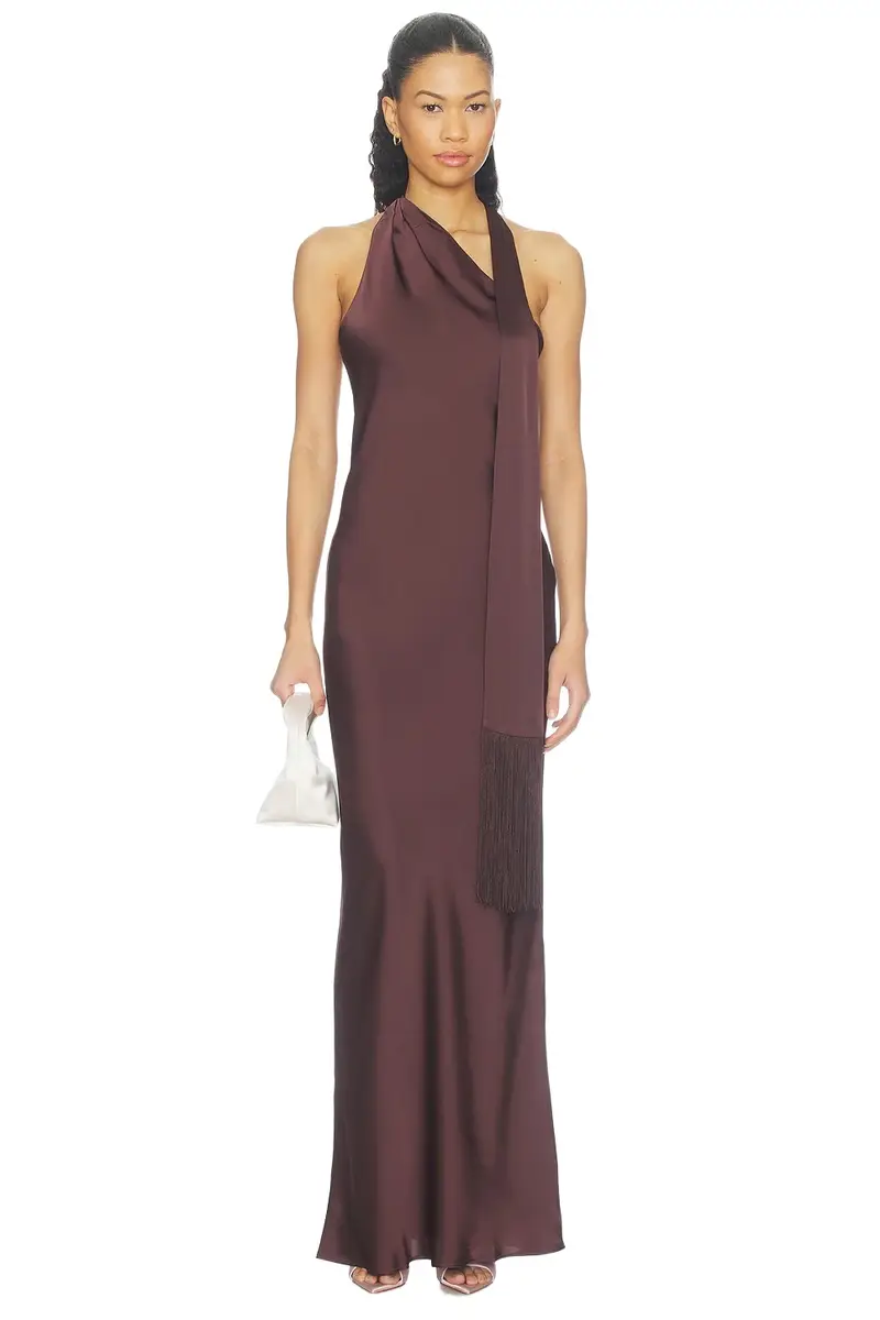 Sonya Maxi Dress With Fringe Sonya Maxi Dress With Fringe