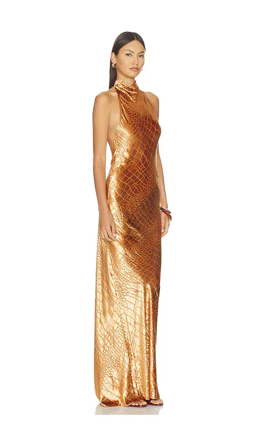 THE SEI Halter Bias Gown | Thumbnail 2