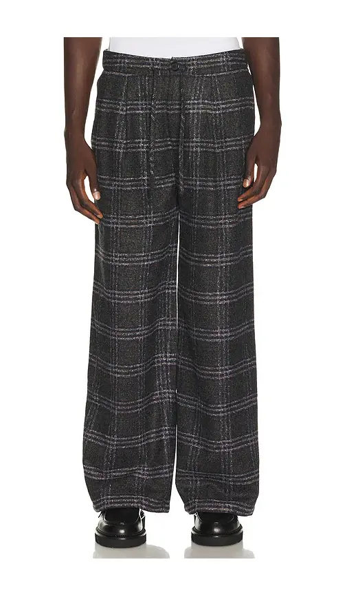 Krost Eco Half-Elastic Plaid Pant | Thumbnail 2