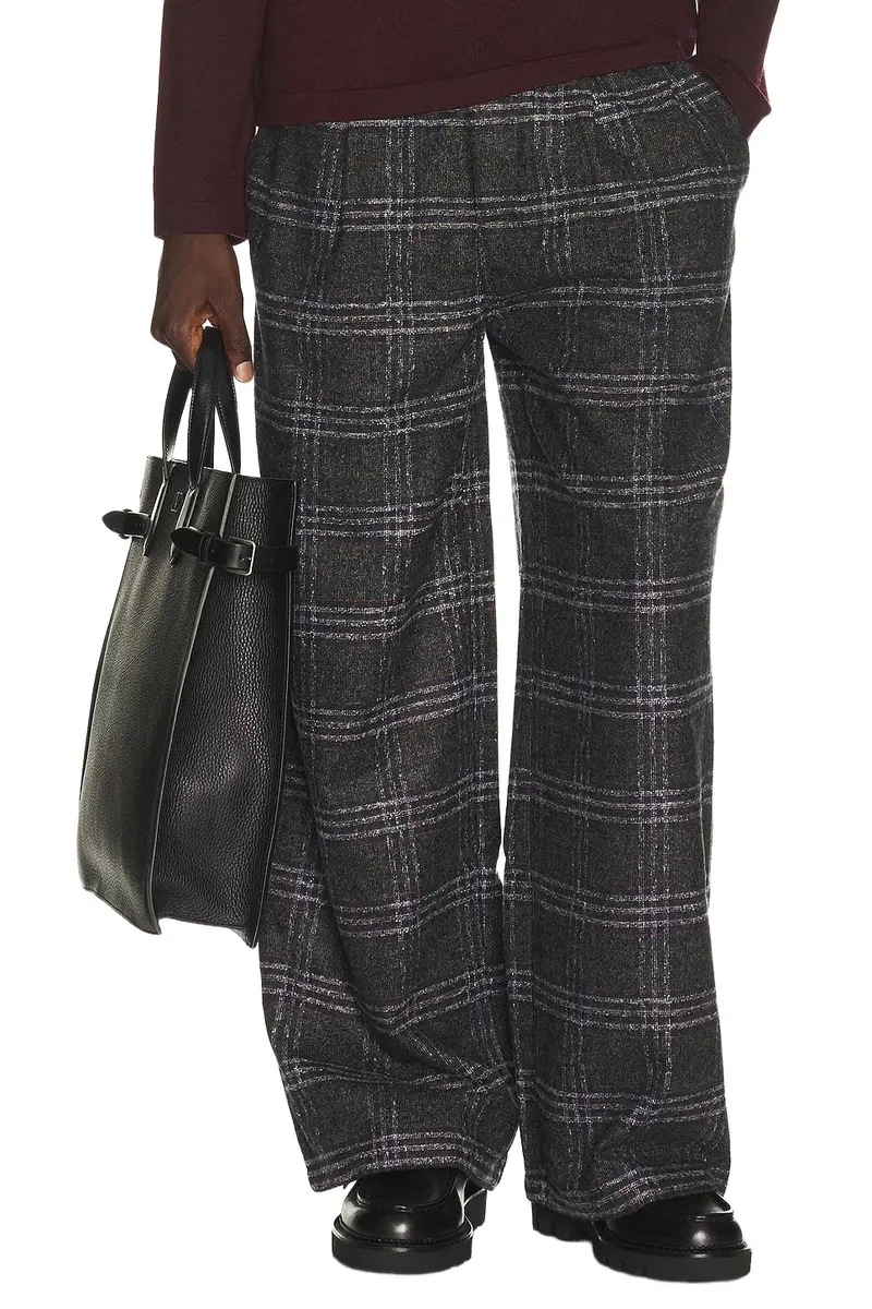 Eco Half-Elastic Plaid Pant Eco Half-Elastic Plaid Pant