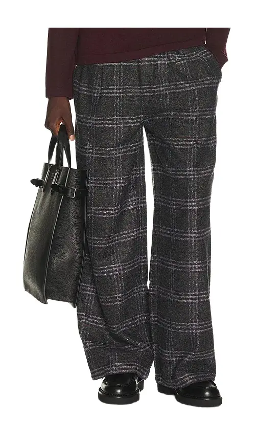 Krost Eco Half-Elastic Plaid Pant
