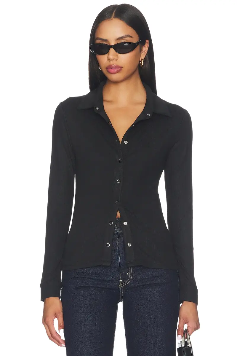 LNA Selene Collared Top