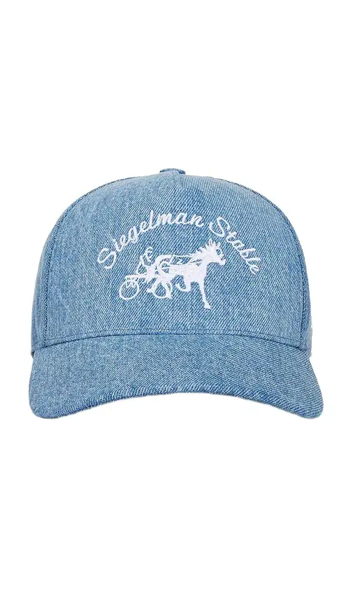 Siegelman Stable Denim Five Panel Hat