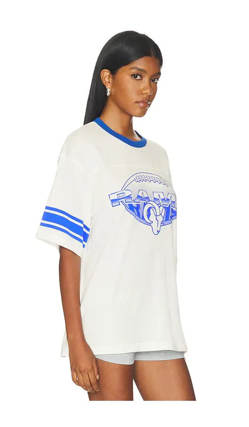 Junk Food Rams Oversized Stripe Ringer Tee | Thumbnail 2 Junk Food Rams Oversized Stripe Ringer Tee | Thumbnail 2